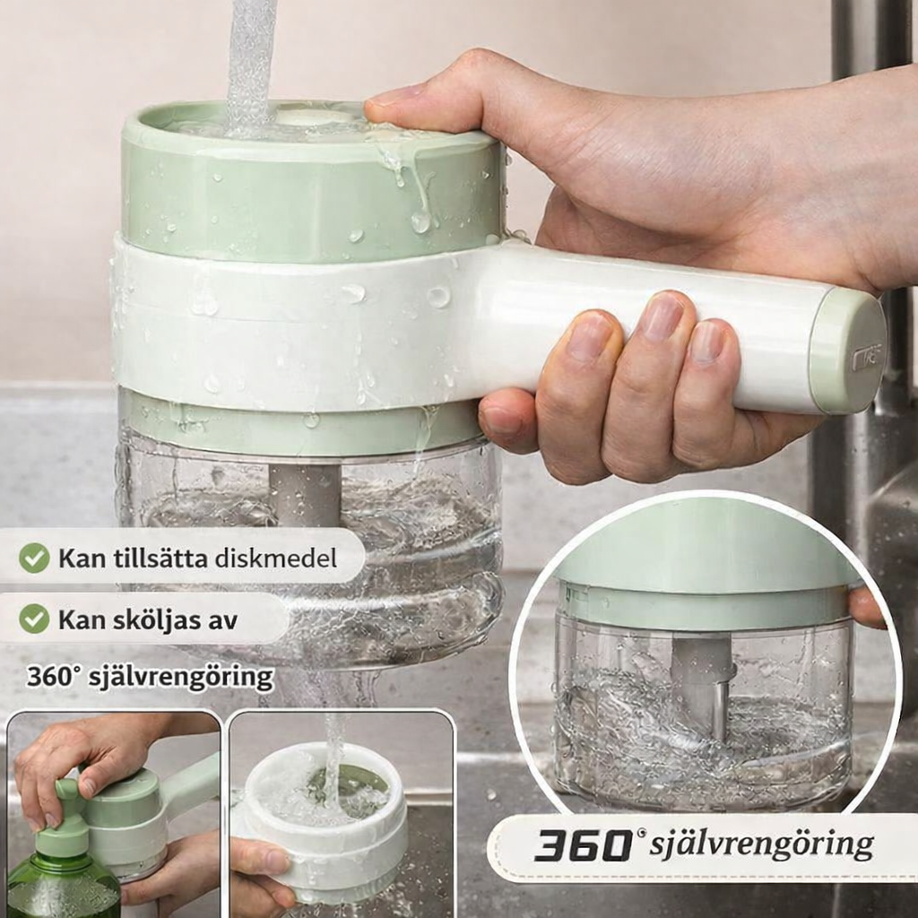 4-i-1 handhållen grönsaksskärare